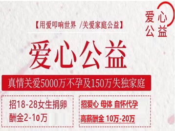 揭阳市捐卵助孕生子 爱心志愿者招募